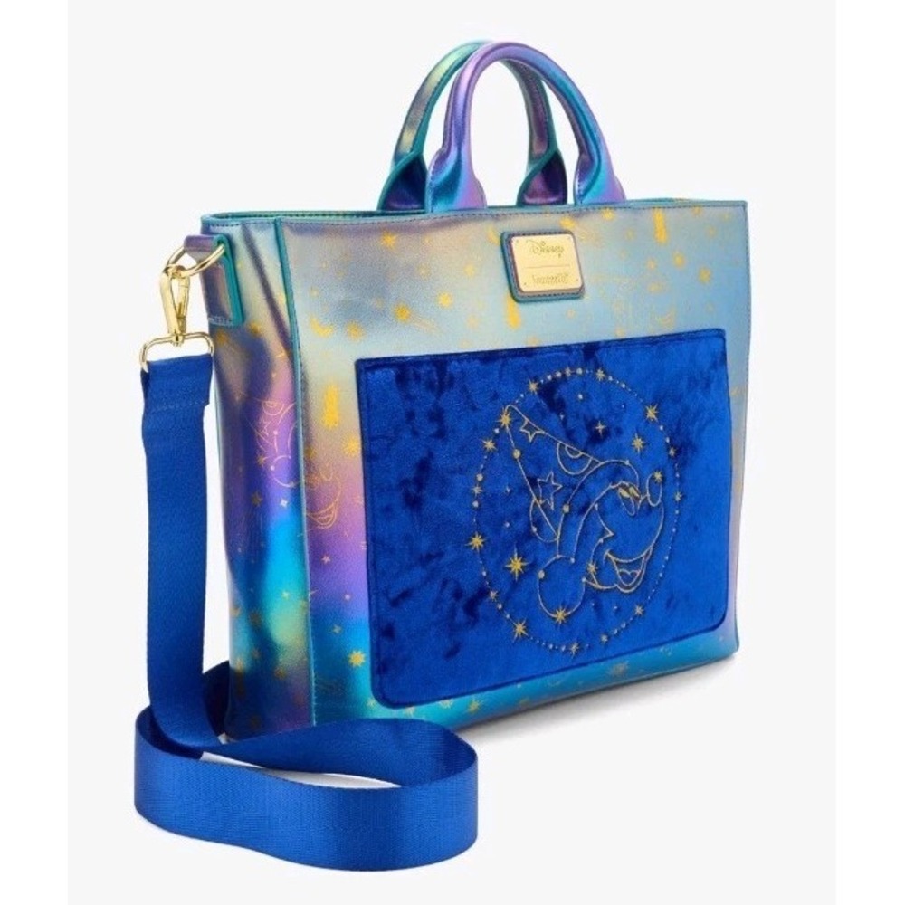 Loungefly Disney Fantasia Sorcerer Mickey Convertible Backpack & Tote Crossbody - Picture 1 of 4